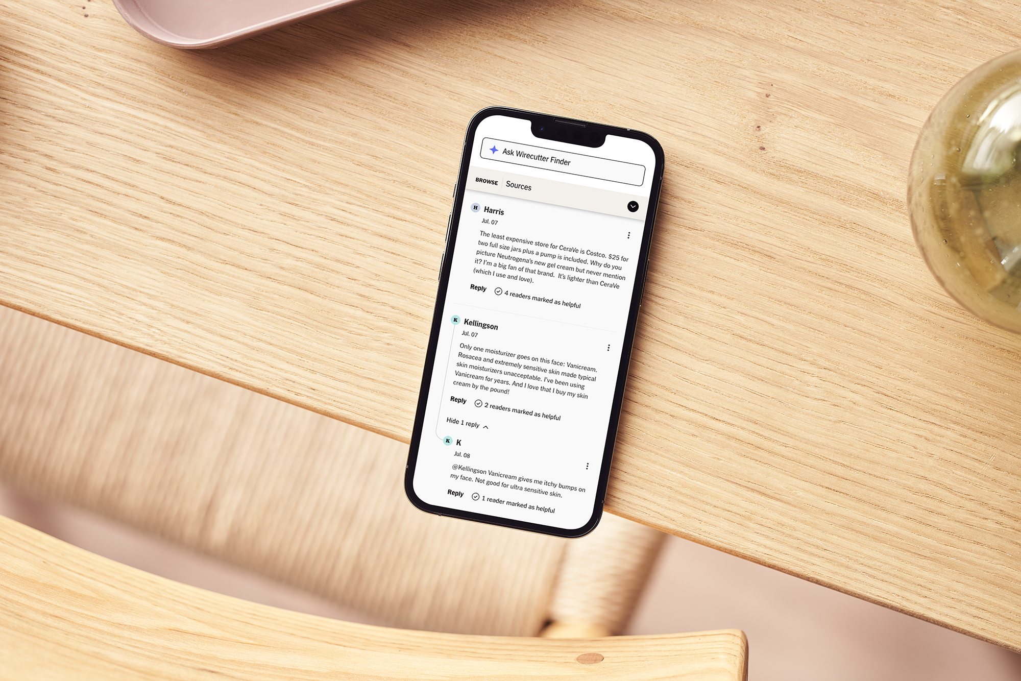 Wirecutter comments preview